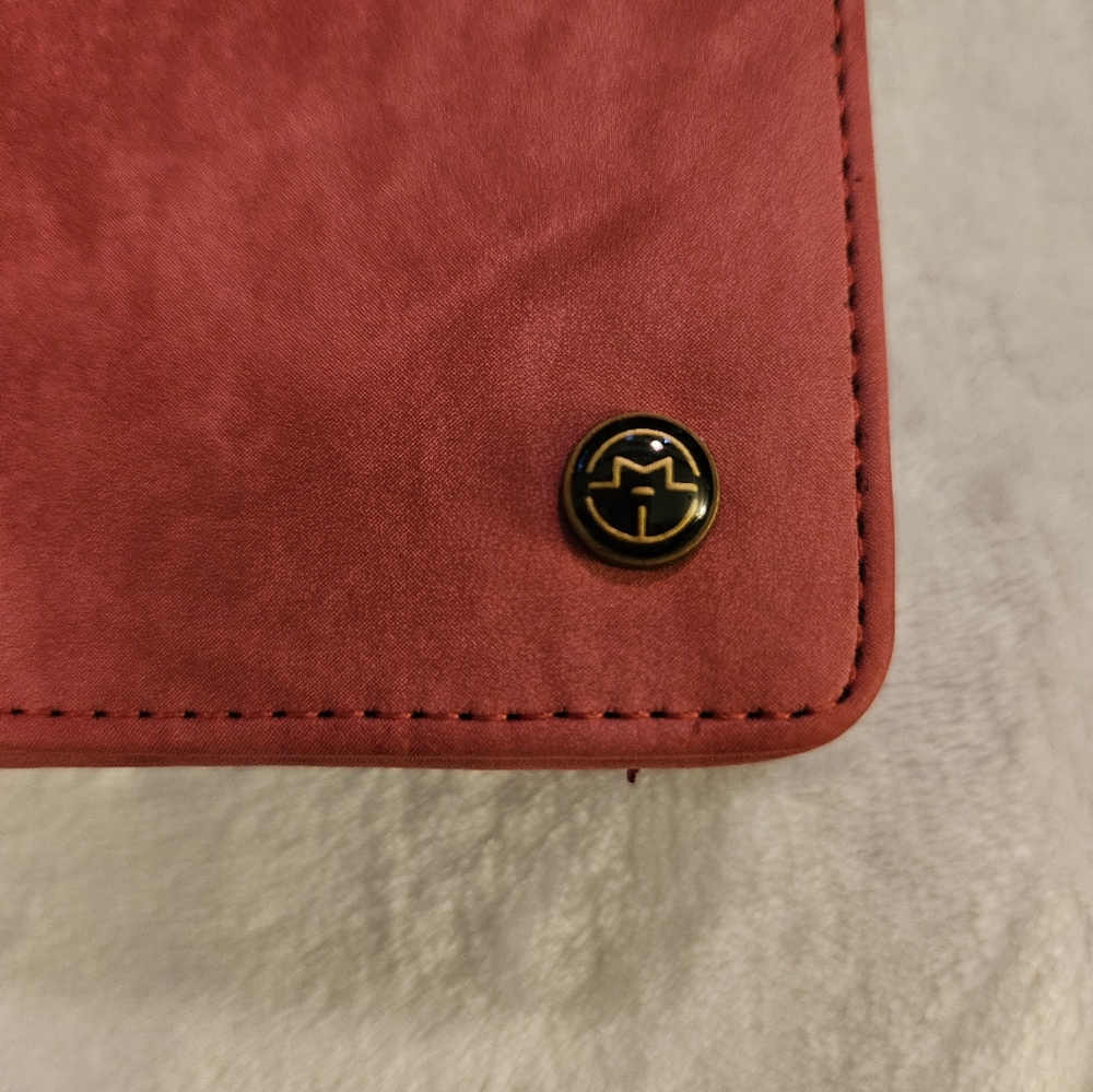 CaseMe mauve wallet with phone case - Picture 2 of 11
